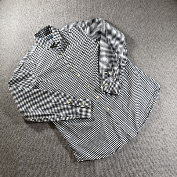 Polo Ralph Lauren Other - Polo Ralph Lauren Mens Blue Plaid Button‎ Down Classic Fit Shirt Large